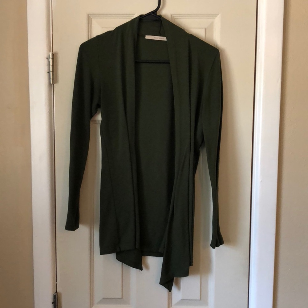 Green women’s cardigan
